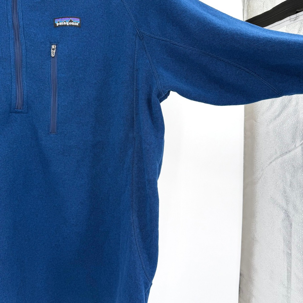 Patagonia Better Sweater Mens XL Blue 1/4 Zip Fleece Pullover Jacket - Picture 4 of 16